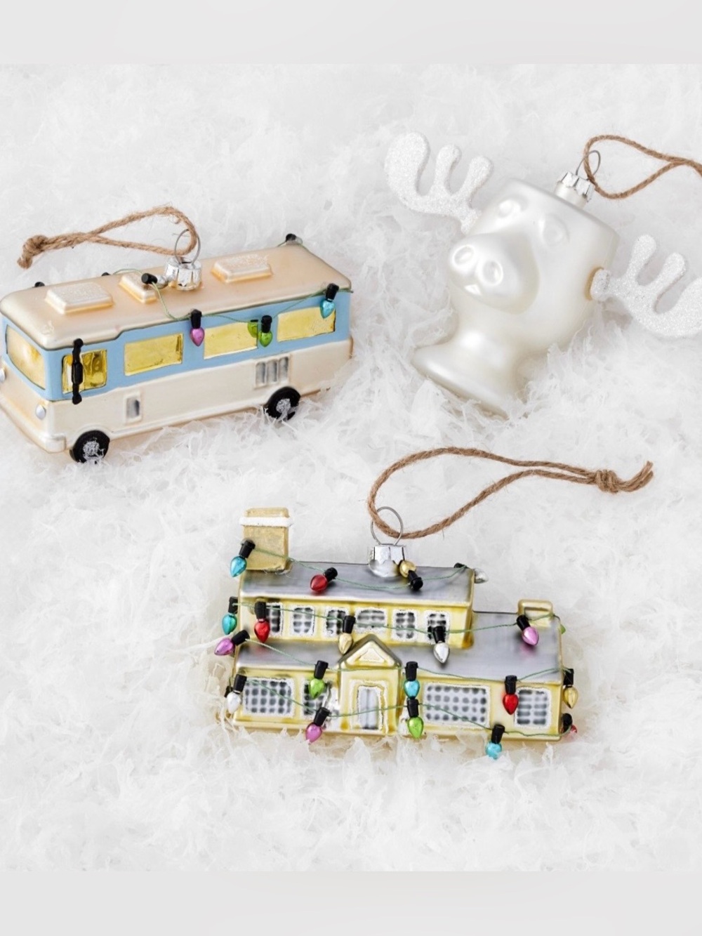 Pottery Barn National Lampoon’s Christmas Vacation Ornaments - Set Of 3